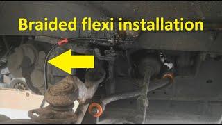 Replacing Vw T4 brake lines Upgrading