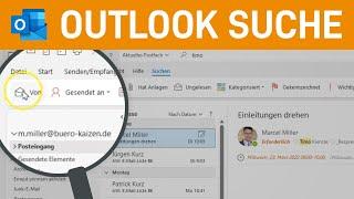  Outlook-Suchfunktion Jede E-Mail in 10s finden