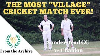 MOST VILLAGE CRICKET MATCH EVER? 10 Minute Highlights of Sanderstead Sunday XI  vs Chaldon