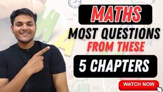 5 Important Chapters of MATHS  IMU CET 2023  MarineR Sk