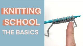 How to knit absolute beginners