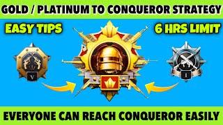 TPP SOLO  DAY 1 - GOLD  PLATINUM TO CONQUEROR TIPS. EVERYONE CAN REACH CONQUEROR EASILY