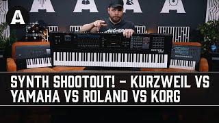 Synth & Workstation Shootout - Kurzweil K2700 vs Yamaha Montage vs Roland Fantom vs Korg Nautilus
