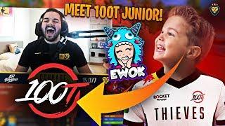 CONNOR AND EWOK JOIN THE 100 THIEVES JUNIOR SQUAD? Fortnite Battle Royale