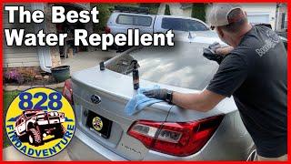 The best windshield water repellent for your vehicle. How to apply Ceramic Glass Coat to our Subaru.