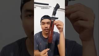 Si GANTENG KALEUM⁉️ GOLOK BUNGKUK UDANG BAJA SLEIPNER A88 