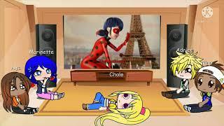 Miraculous Characters react to their Theme Song  Gacha Club  Trend?  Song credits in Description