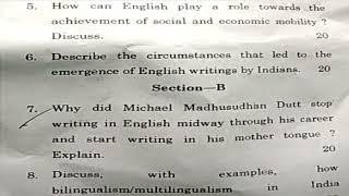 MEG 10 ENGLISH STUDIES IN INDIA JUNE 2024 QUESTION PAPER IGNOU TEE