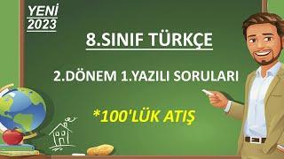 8.Sınıf Türkçe 2.Dönem 1.Yazılı  Ortaokul 8.Sınıf Türkçe 2.Dönem 1.Yazılı  8.Sınıf Türkçe 1.Yazılı