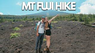 Hiking Mount Fuji with my American Sister