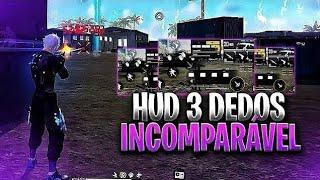 LOS MEJORES HUD BRASILEÑO A 3 DEDOS  Nivel EMULADOR  Garena Free Fire