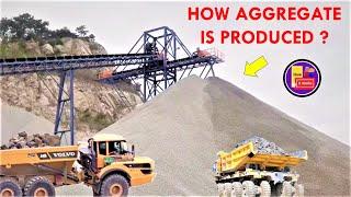 How construction Aggregate is produced  Aggregate