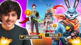 Raistar & Laka Gamer Noob Prank on Free fire Streamer on Cs Ranked - Garena free fire