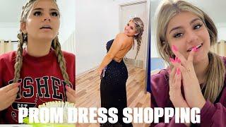 mini vlog lets go PROM DRESS shopping.