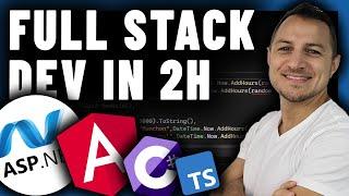 Learn FULL STACK Web Development in 2 HOURS ASP.NET & Angular