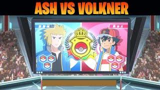 Ash vs Volkner - Pokemon Master Journeys episode 77 English Sub