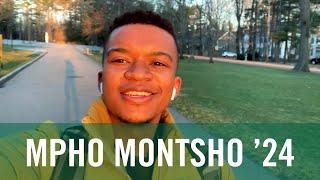 A Day in the Babson College Life Mpho Montsho ’24 #BabsonUnscripted