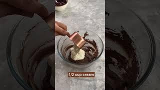My FAVOURITE Chocolate Frosting  Epic Easy Stable Chocolate Frosting Recipe  #SHORTS