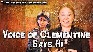 Melissa Hutchison Clementine SAYS HI TO ME - The Walking Dead