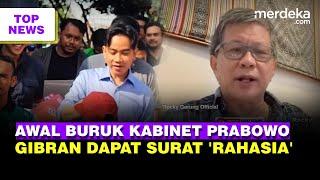 Kritik Rocky Gerung Awal Buruk Kabinet Prabowo  Gibran Dapat Surat Rahasia dari Siswa SD