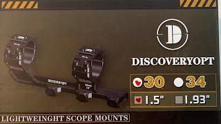 NEW DISCOVERY OPTICS CANTILEVER SCOPE MOUNT REVIEW