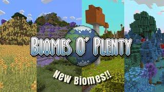 Minecraft Biomes O Plenty Mod All New Biomes 1.20+