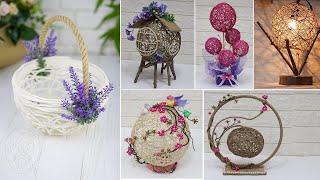 10 Jute Craft Ideas With Balloon  Home Decorating ideas handmade easy