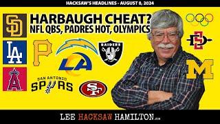 Harbaugh in Hot Water NFL Preseason PadresDodgersAngels News Olympics