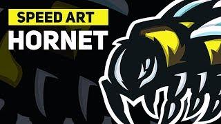 HORNET - SPEED ART  Illustrator