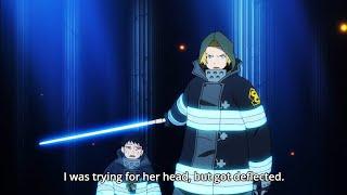 Arthur save Shinra from death  shinra lose sho  again Fire Force