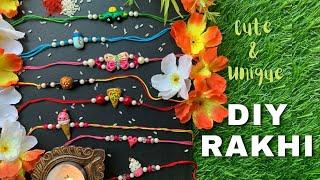 8 DIY Rakhi  Cute Rakhi Idea  Easy Handmade Rakhi  Unique Rakhi  3D Rakhi  Personalized Rakhi