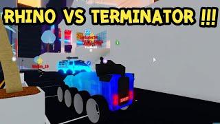 mad city hero29  Rhino Tank VS Terminator  roblox gameplay