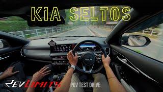 2023 KIA SELTOS GTX Plus TURBO DCT  1.5L 157.81 Bhp  POV Test Drive #88  RevLimits 