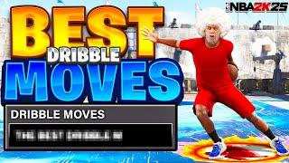 BEST DRIBBLE MOVES + DRIBBLE TUTORIAL w HANDCAM NBA 2K25. HOW TO QUICKSTOP AND SPEEDBOOST