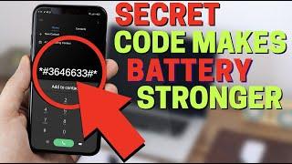 Secret CODE Makes Battery 2X Last Longer