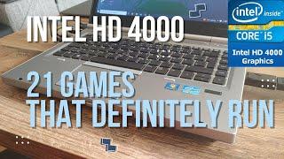 Intel HD Graphics 4000 Benchmark \ 21 GAMES THAT DEFINITELY RUN Intel Core i5-3320M 8GB RAM