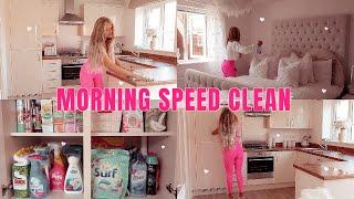 EXTREME CLEANING MOTIVATIONPOWER HOUR SPEED CLEAN  Spring Morning Clean With Me 