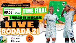 LIVE CARTOLA FC - TOP5 DA LIGA DOS YOUTUBERS 2023 - MÉDIA +80pts POR RODADA EM 2 ANOS  TOP1.000 NAC.