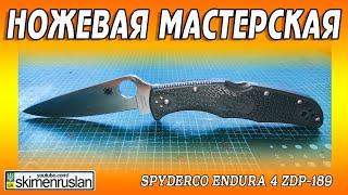 Spyderco Endura 4 ZDP-189 - заточили нож... @skimenruslan