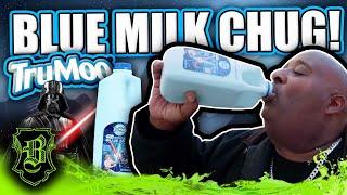 Chugging A 12 Gallon Of Star Wars Blue Milk