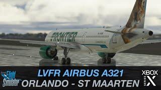 *NEW UPDATE* LVFR AIRBUS A321  ORLANDO - ST MAARTEN  XBOX MSFS 2020