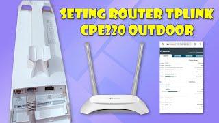 Cara Seting Router WiFi TP-Link CPE 220 Outdoor Melalui HP  Setting Tplink CPE 220 by mobile phone