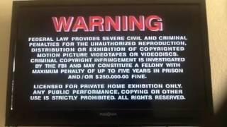 The Cell 2000 VHS Opening 2001 Reprint