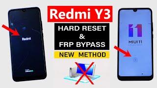 Redmi Y3  Hard ResetFRP Bypass - Without PC 2024 New Method