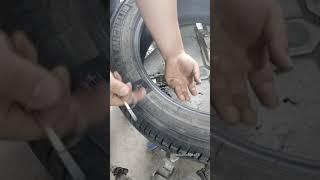 Side Wall Tire Repair Process