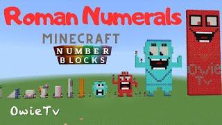 Roman Numerals Song Numberblocks Minecraft  Math and Number Songs for Kids