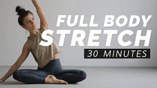 Full Body Stretch  Gentle Routine for Flexibility Relaxation & Stress Relief  30Min.Yoga inspired