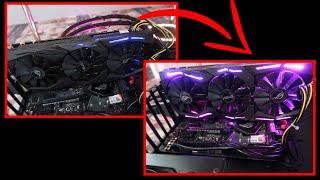 How to fix Asus Strix GTX 1070 RGB LED issue