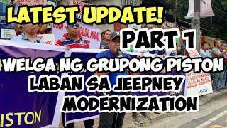 Welga ng grupong PISTON laban sa Jeepney modernization PART 1