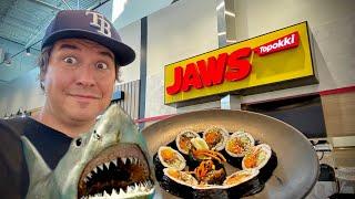 Florida’s First JAWS Topokki Korean Restaurant - Eating Food 음식 Inside Asian Cuisine Grocery Store